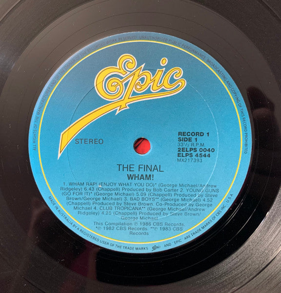 Wham! – The Final (2xLP) LP vinyl record, image 10 of 10