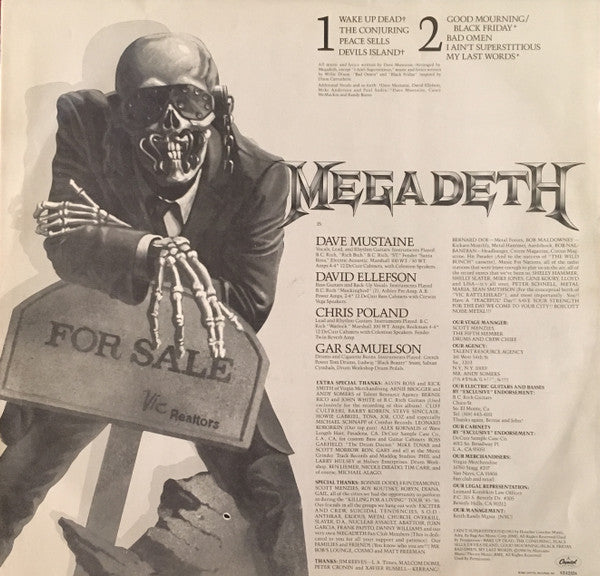 Megadeth – Peace Sells... But Who's Buying? LP vinyl record, image 5 of 7