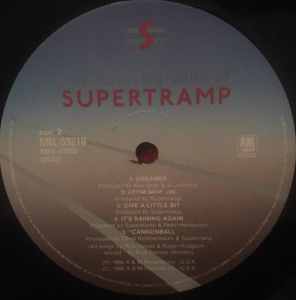 Supertramp – The Autobiography Of Supertramp LP vinyl record, image 6 of 6