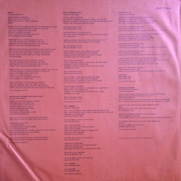 The Beatles – 1962-1966 (2xLP) LP vinyl record, image 7 of 10