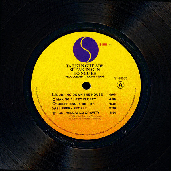 Talking Heads – Speaking In Tongues LP vinyl record, image 8 of 9