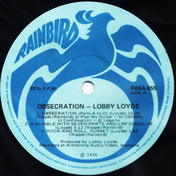Lobby Loyde – Obsecration LP vinyl record, image 6 of 7