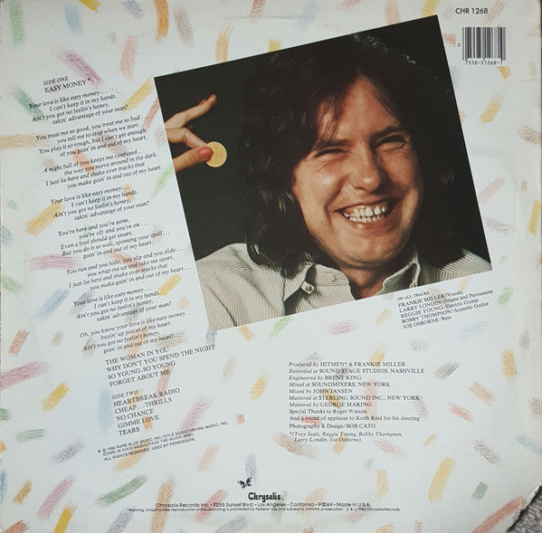 Frankie Miller – Easy Money LP vinyl record, image 2 of 4