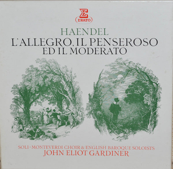 Georg Friedrich Händel, The Monteverdi Choir, The English Baroque Soloists, John Eliot Gardiner – L'Allegro, Il Penseroso Ed Il Moderato LP vinyl record, image 1 of 8