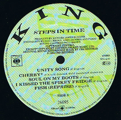 King – Steps In Time LP vinyl record, image 4 of 6