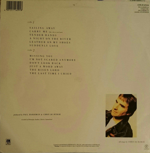 Chris de Burgh – Flying Colours LP vinyl record, image 2 of 2