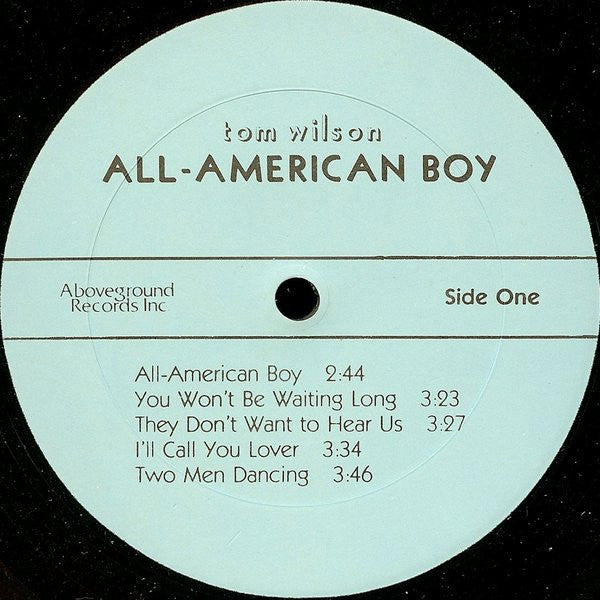 Tom Wilson Weinberg – All-American Boy LP vinyl record, image 3 of 4