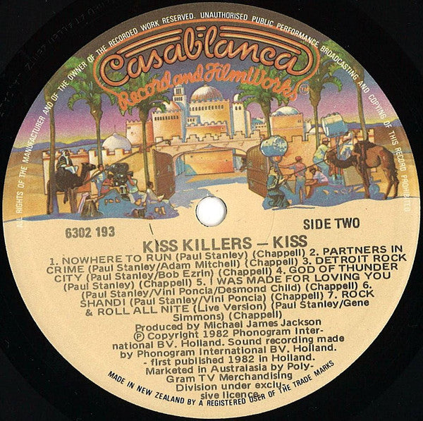 Kiss – Kiss Killers LP vinyl record, image 4 of 4