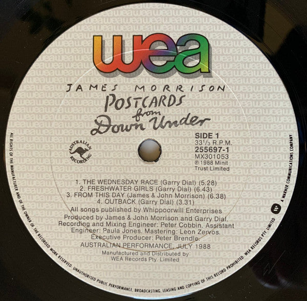 James Morrison – Postcards From Down Under LP vinyl record, image 3 of 6