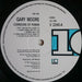 Gary Moore – Corridors Of Power LP vinyl record, image 3 of 4