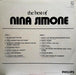 Nina Simone – The Best Of Nina Simone LP vinyl record, image 2 of 4