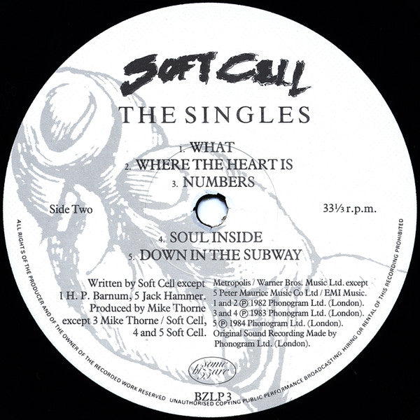 Soft Cell – The Singles LP vinyl record, image 4 of 4
