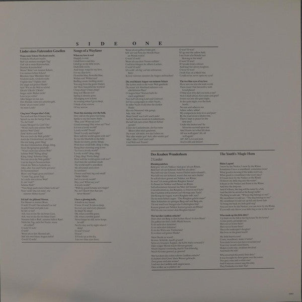 Frederica von Stade, London Philharmonic Orchestra, Andrew Davis, Gustav Mahler – Songs Of A Wayfarer / Rückertlieder / Two Songs From Des Knaben Wunderhorn LP vinyl record, image 5 of 6