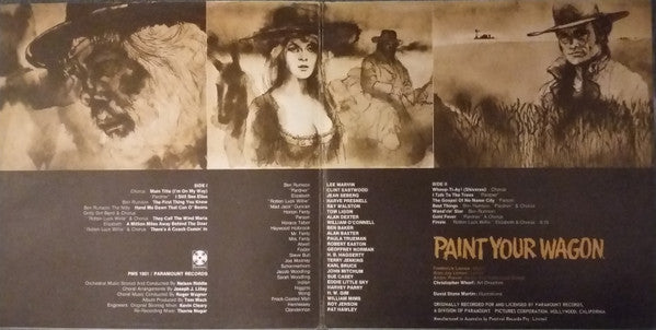 Various – Paint Your Wagon LP vinyl record, image 5 of 5