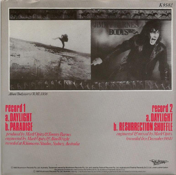 Jimmy Barnes – Daylight (2xLP) 7" vinyl record, image 2 of 8