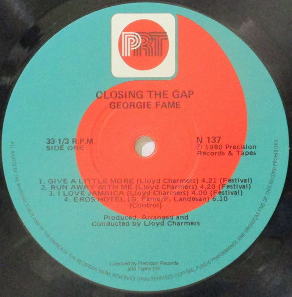 Georgie Fame – Closing The Gap LP vinyl record, image 3 of 4