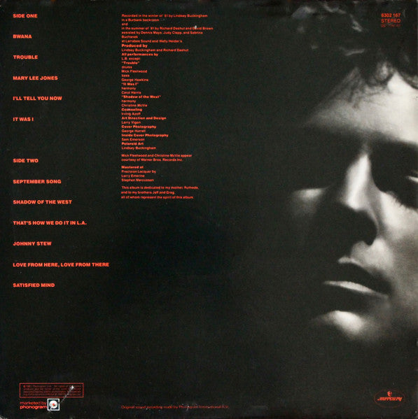 Lindsey Buckingham – Law And Order LP vinyl record, image 3 of 6