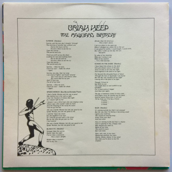 Uriah Heep – The Magician's Birthday LP vinyl record, image 6 of 9