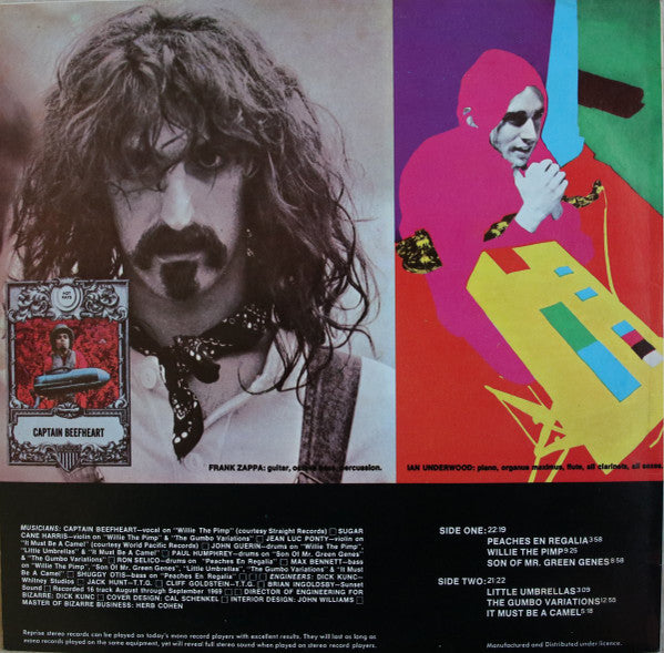 Frank Zappa – Hot Rats LP vinyl record, image 2 of 5
