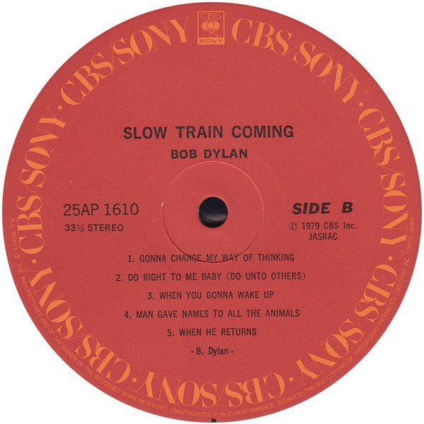 Bob Dylan – Slow Train Coming LP vinyl record, image 6 of 10