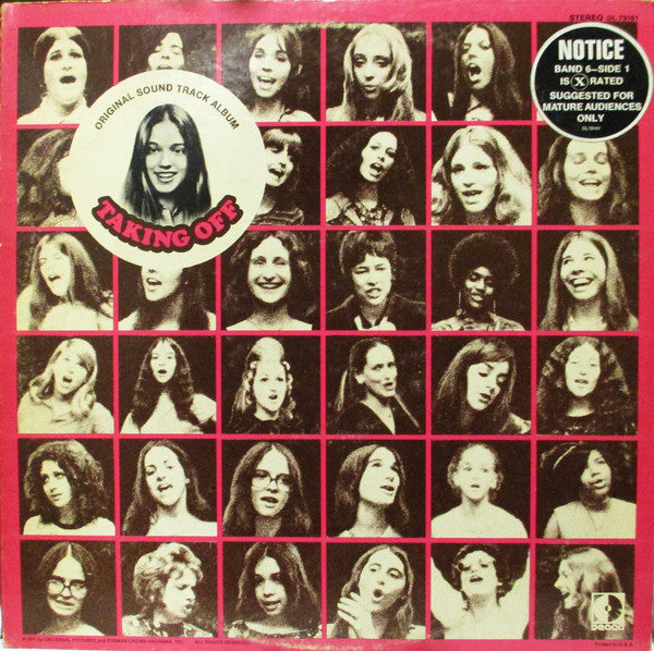 Various – Taking Off (Original Sound Track Album) LP vinyl record, image 3 of 5