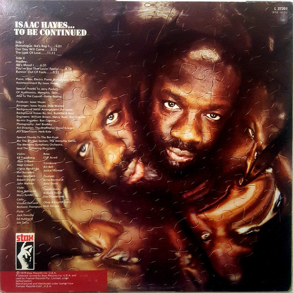 Isaac Hayes – ...To Be Continued LP vinyl record, image 2 of 6