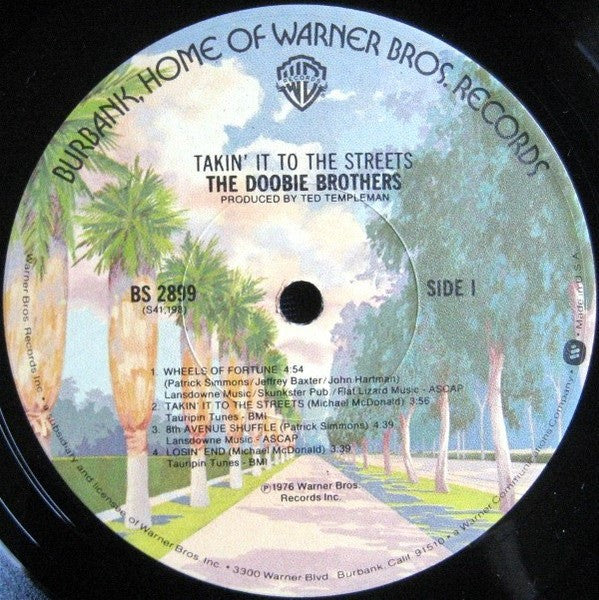 The Doobie Brothers – Takin' It To The Streets LP vinyl record, image 5 of 7