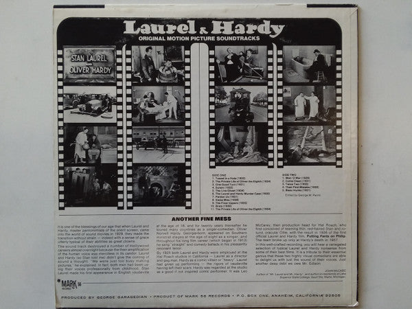 Laurel & Hardy – Original Motion Picture Sound-Tracks LP vinyl record, image 2 of 5