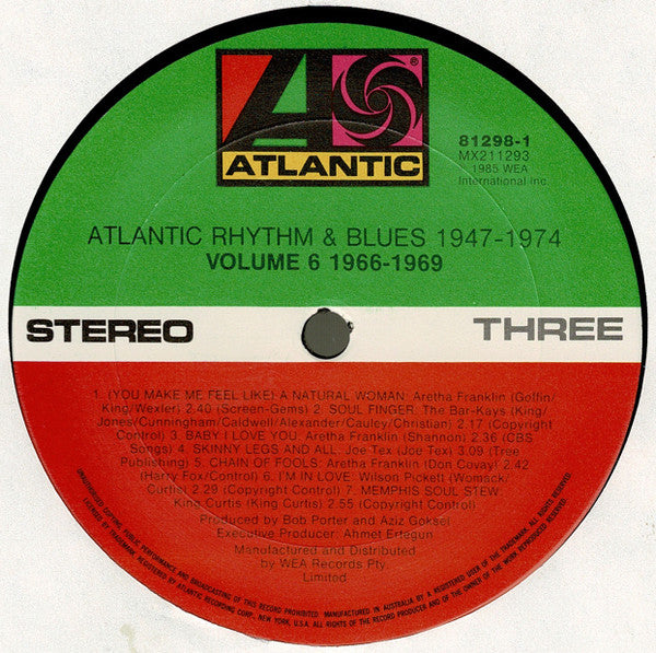 Various – Atlantic Rhythm & Blues 1947-1974 (Volume 6 1966-1969) (2xLP) LP vinyl record, image 6 of 7