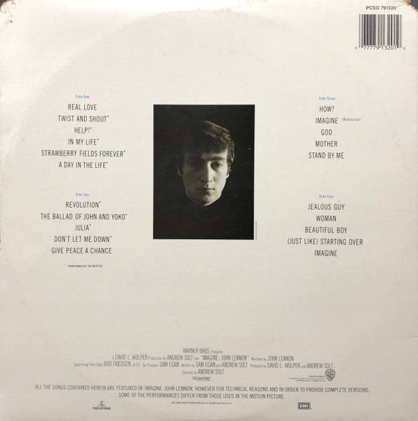 John Lennon – Imagine (Music From The Motion Picture) (2xLP) LP vinyl record, image 2 of 8
