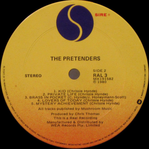 The Pretenders – Pretenders LP vinyl record, image 4 of 6