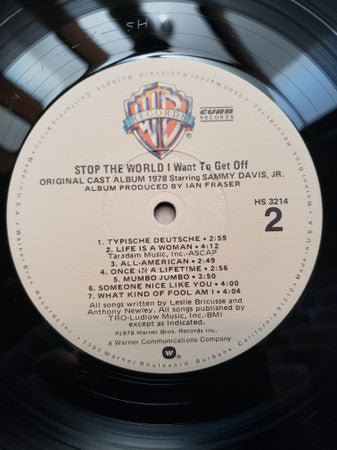 Sammy Davis Jr. – Stop The World I Want To Get Off LP vinyl record, image 4 of 5