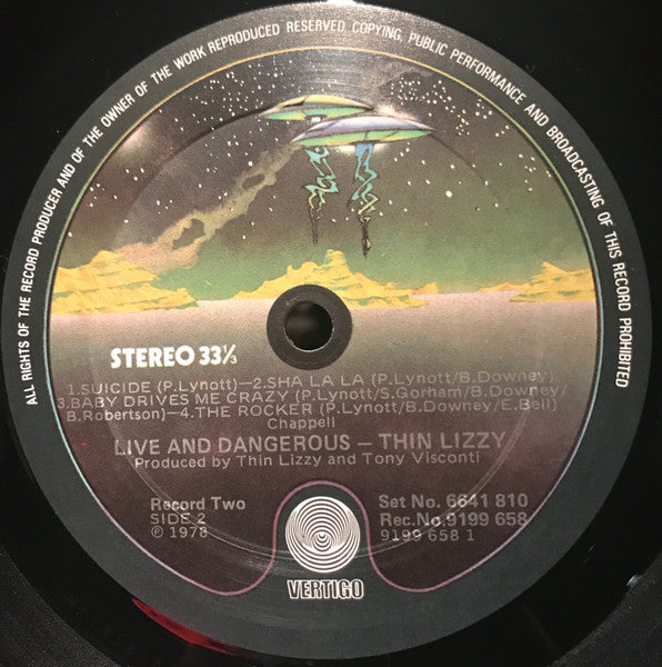 Thin Lizzy – Live And Dangerous (2xLP) LP vinyl record, image 8 of 10