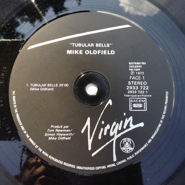 Mike Oldfield – Tubular Bells LP vinyl record, image 2 of 4