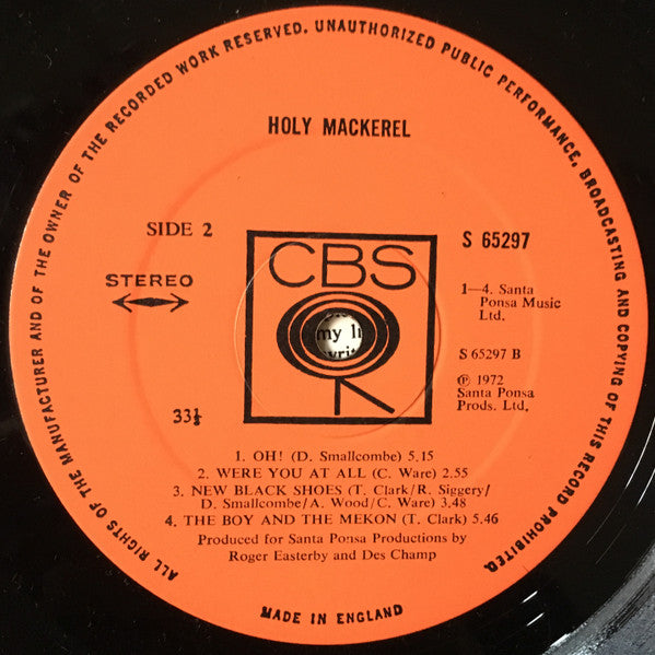 Holy Mackerel – Holy Mackerel LP vinyl record, image 4 of 5