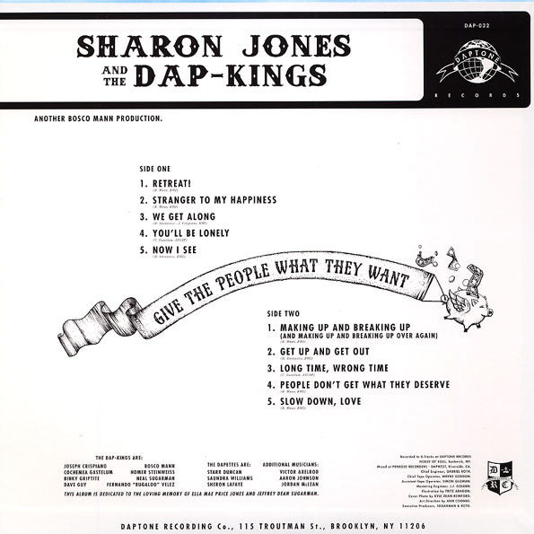 Sharon Jones & The Dap-Kings – Give The People What They Want LP vinyl record, image 2 of 5