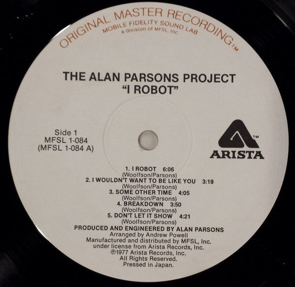 The Alan Parsons Project – I Robot LP vinyl record, image 4 of 5