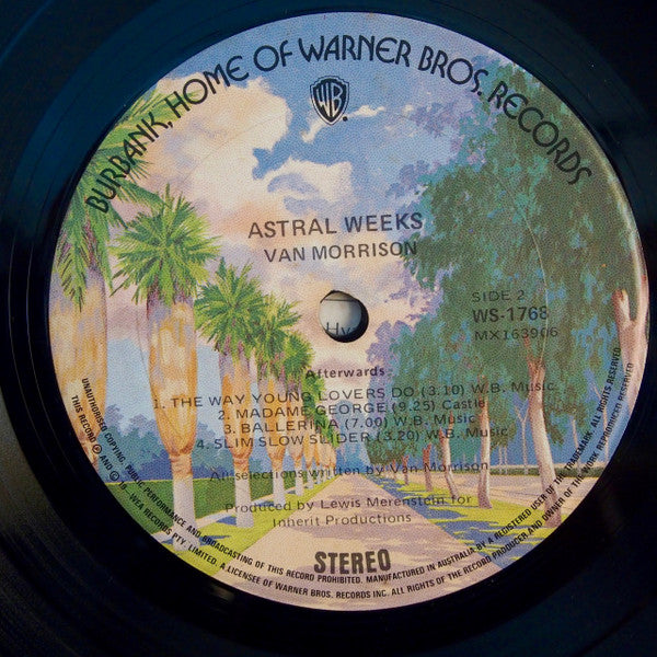 Van Morrison – Astral Weeks LP vinyl record, image 4 of 4