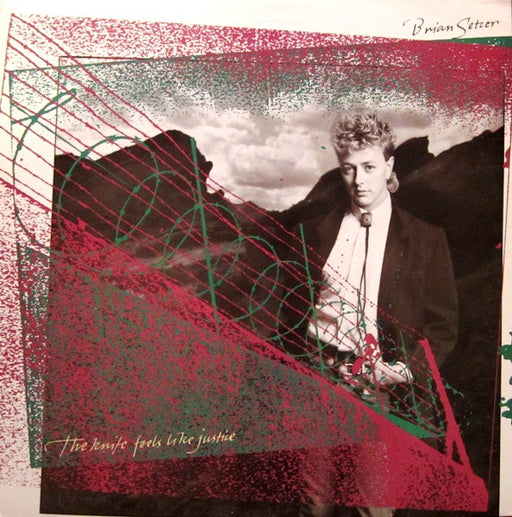 Brian Setzer – The Knife Feels Like Justice LP vinyl record, image 1 of 10