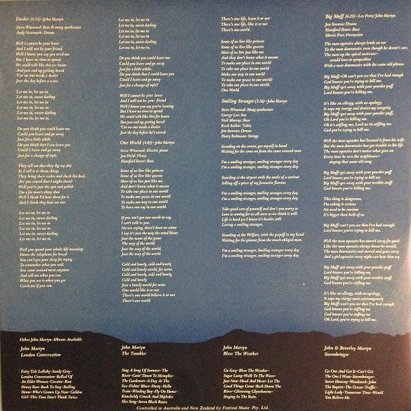 John Martyn – One World LP vinyl record, image 6 of 6