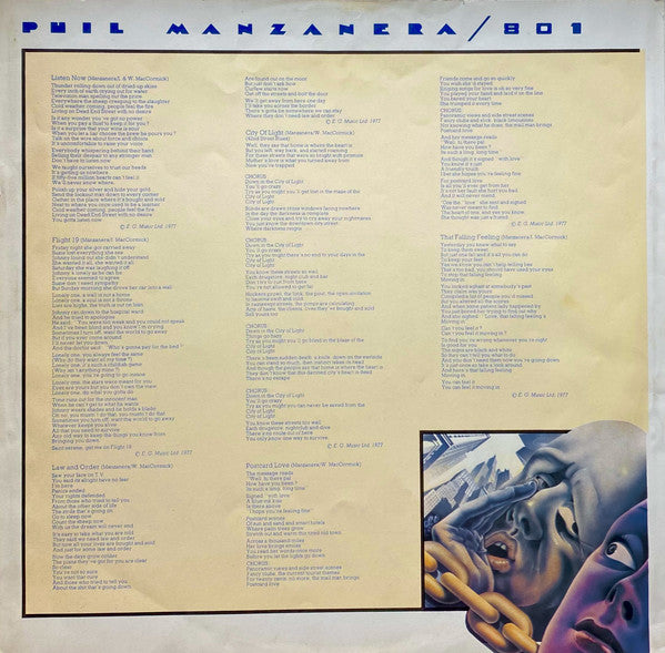 Phil Manzanera, 801 – Listen Now LP vinyl record, image 5 of 7