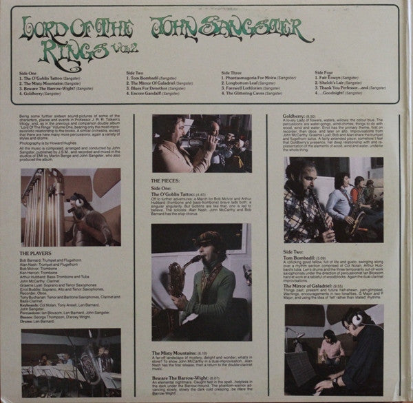 John Sangster – Lord Of The Rings Vol. 2 (2xLP) LP vinyl record, image 3 of 8