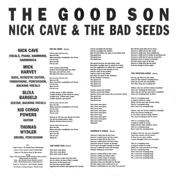 Nick Cave & The Bad Seeds – The Good Son LP vinyl record, image 7 of 9