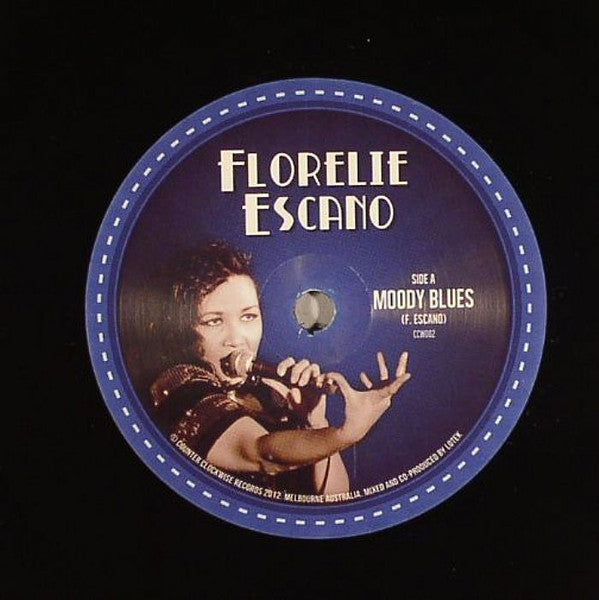 Florelie Escano – Moody Blues / The Liberating Kind 7" vinyl record, image 1 of 2