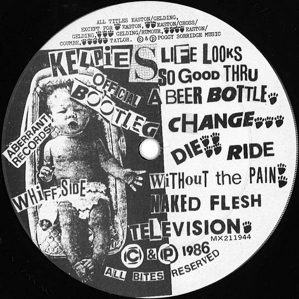The Kelpies – Official Bootleg - The Dungeon Tapes: Live At 51 Stanley Street LP vinyl record, image 4 of 5