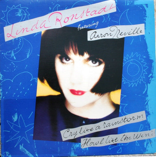 Linda Ronstadt, Aaron Neville – Cry Like A Rainstorm - Howl Like The Wind LP vinyl record, image 1 of 8