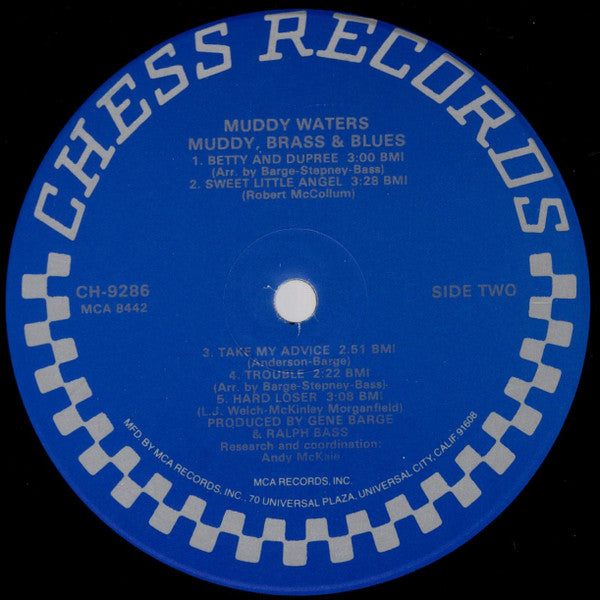 Muddy Waters – Muddy, Brass & The Blues LP vinyl record, image 4 of 5