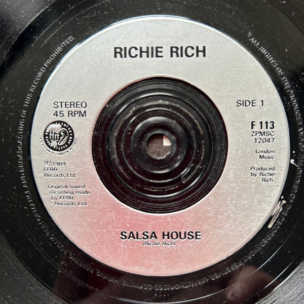 Richie Rich – Salsa House 7" vinyl record, image 3 of 4