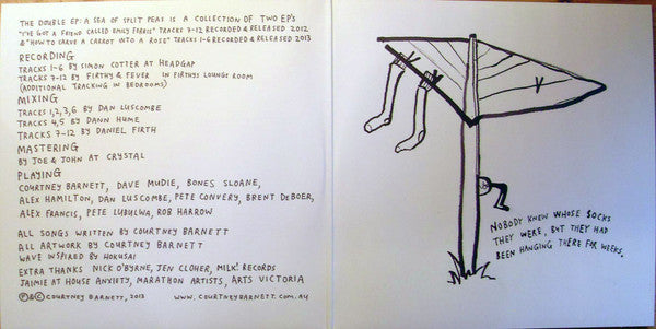 Courtney Barnett – The Double EP: A Sea Of Split Peas (2xLP) LP vinyl record, image 2 of 9