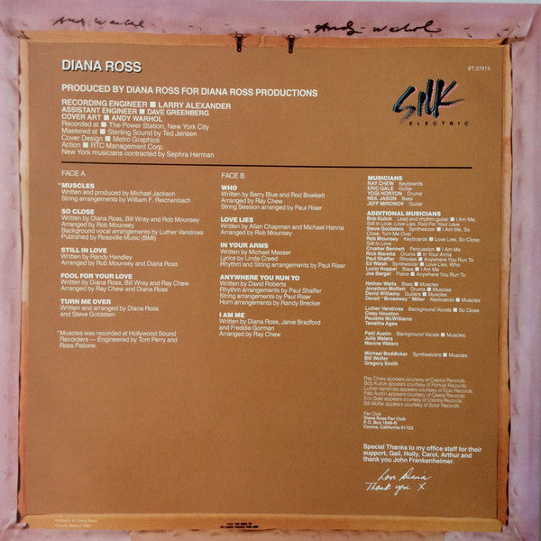 Diana Ross – Silk Electric LP vinyl record, image 4 of 6